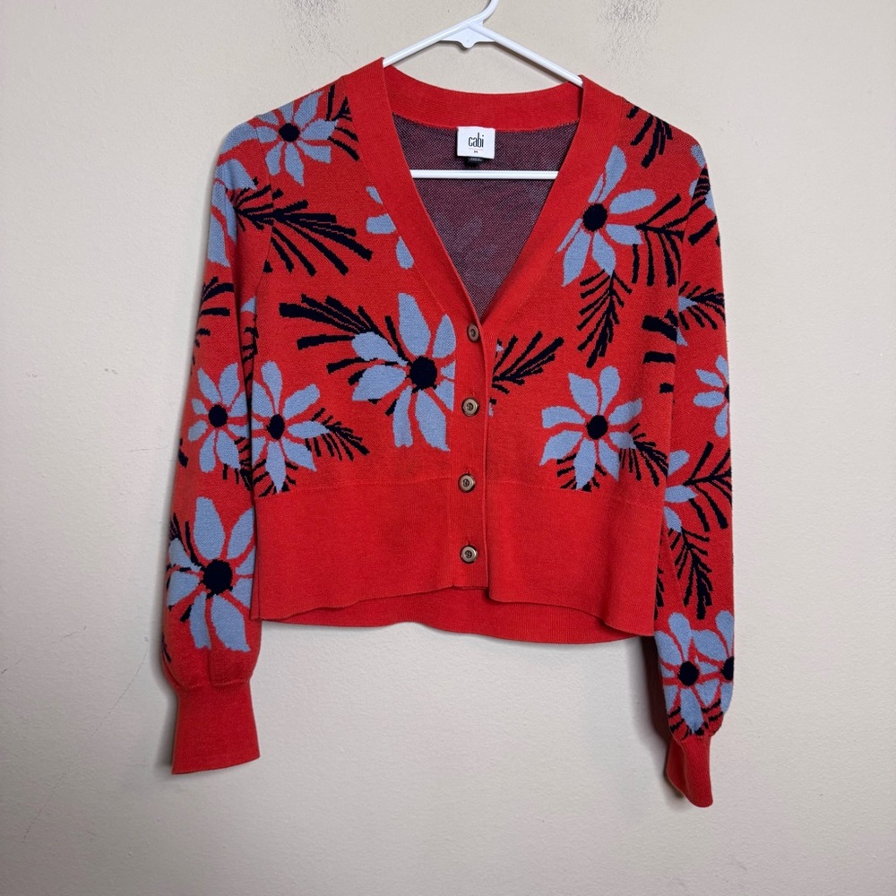 Cabi Multicolor Bloom Cardigan - Picture 2 of 13